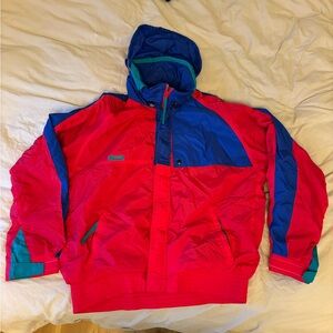 Columbia Vintage 90s Colorblock Windbreaker